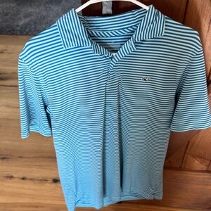Vineyard Vines Blue Striped Kids Polo Shirt